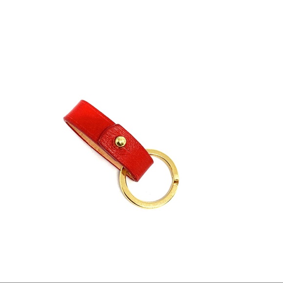 She/He Leather keychain with ring and swivel - Picture 7 of 8